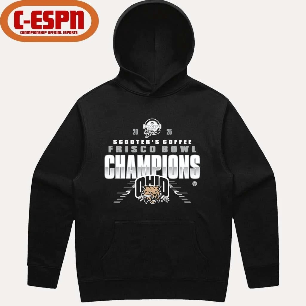 Official Ohio Bobcats 2025 Frisco Bowl Champions Shirt