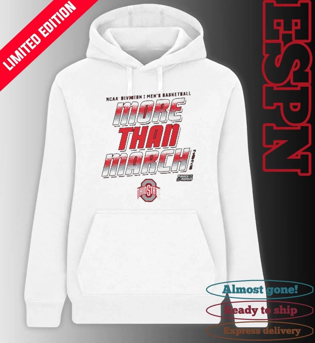 Official Ohio State Men’s Basketball More Than March 2026 Shirt