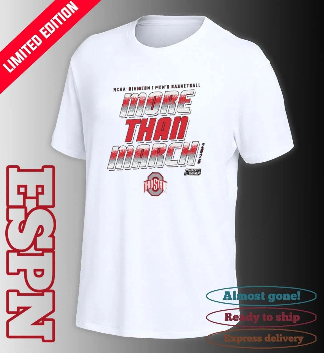 Official Ohio State Men’s Basketball More Than March 2026 Shirt
