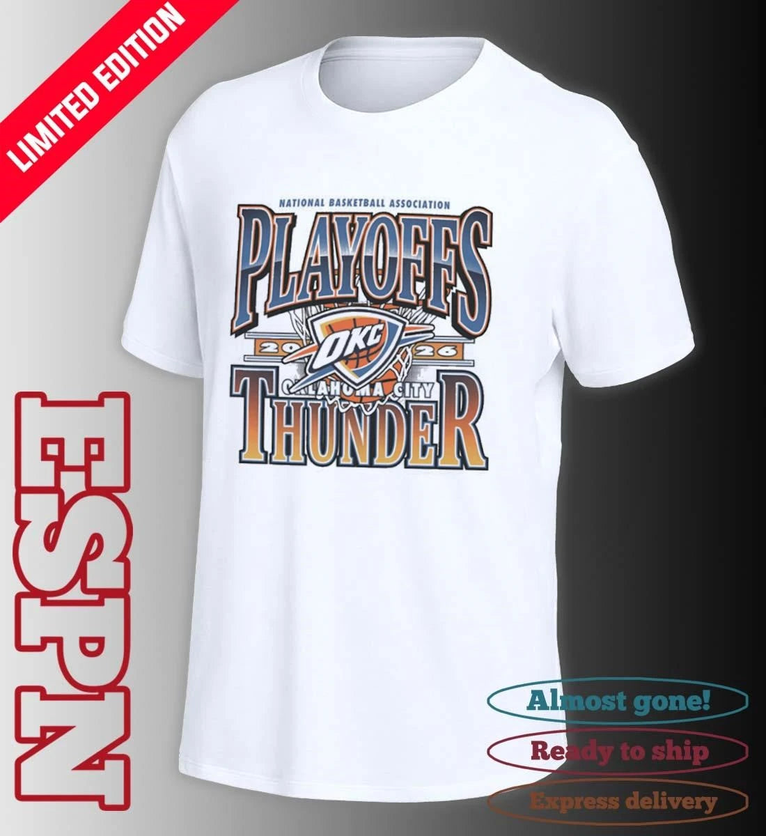 Official Oklahoma City Thunder 2026 NBA PLAYOFF PARTICIPANT Shirt