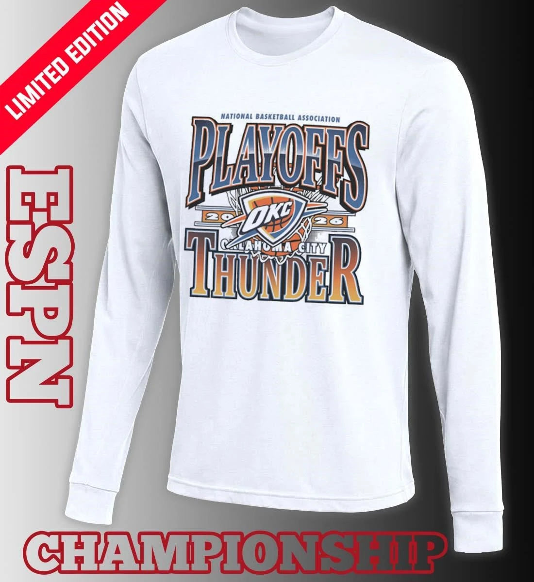 Official Oklahoma City Thunder 2026 NBA PLAYOFF PARTICIPANT Shirt