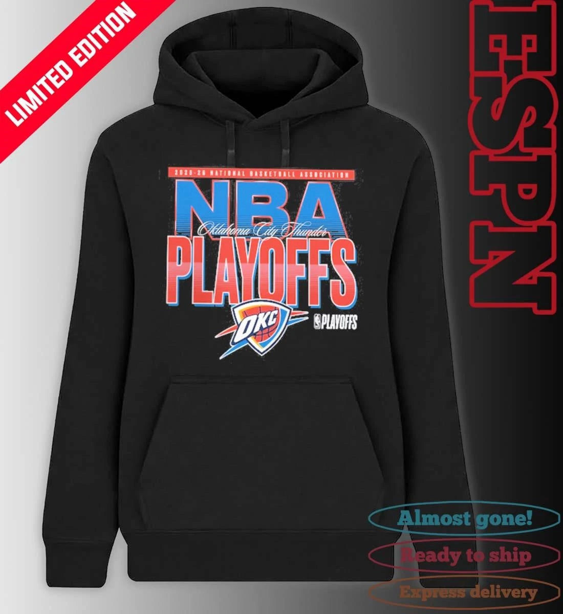 Official Oklahoma City Thunder 2026 NBA Playoffs T-Shirt