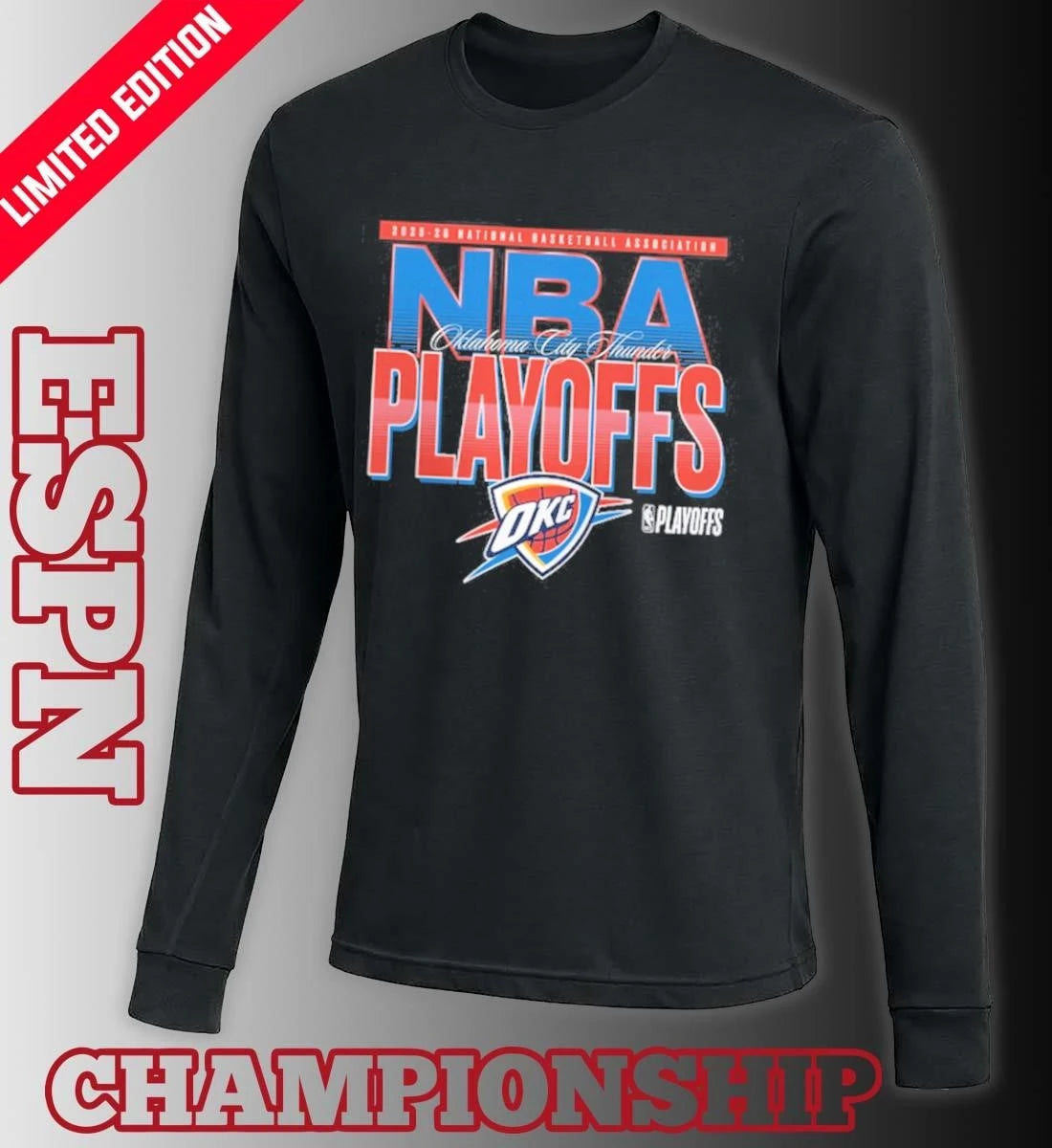 Official Oklahoma City Thunder 2026 NBA Playoffs T-Shirt