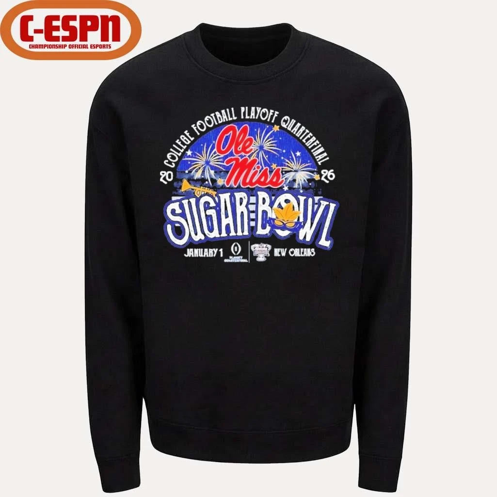 Official Ole Miss Sugar Bowl Powder Fireworks Shirt
