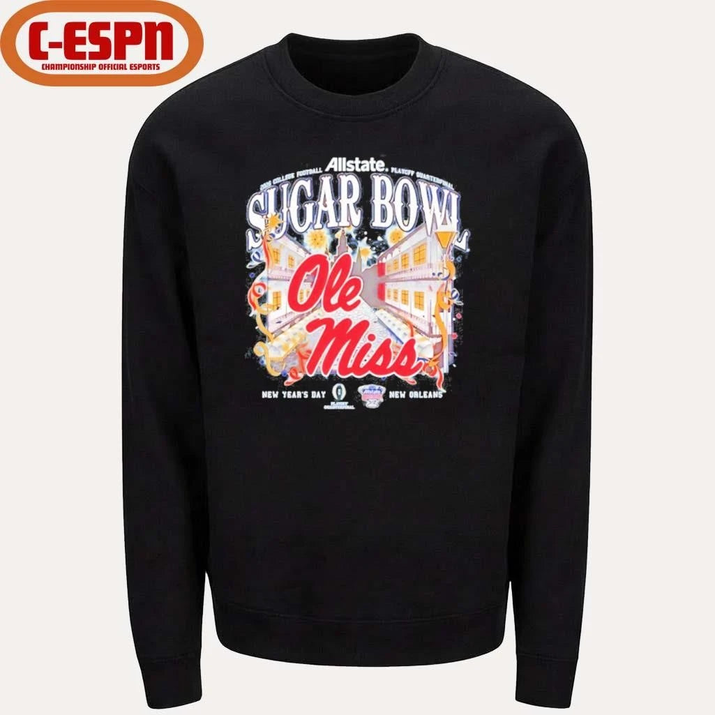 Official Ole Miss Sugar Bowl Powder Shirt
