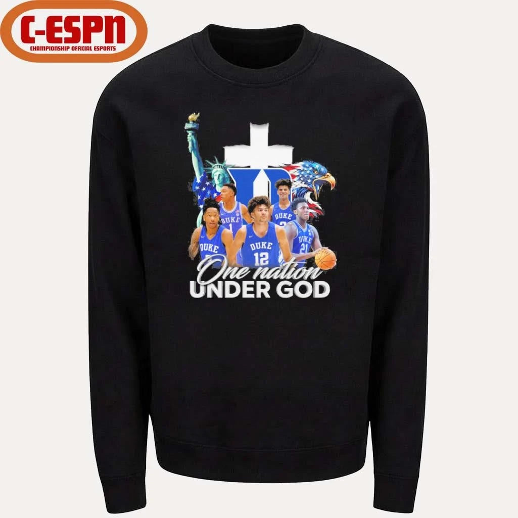 Official One Nation Under God Duke Men’s Basketball Shirt
