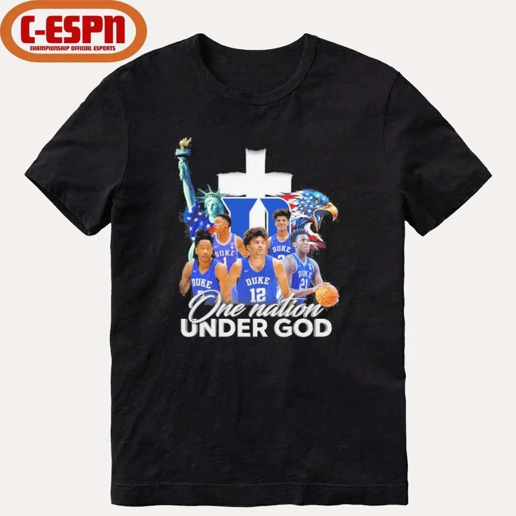 Official One Nation Under God Duke Men’s Basketball Shirt