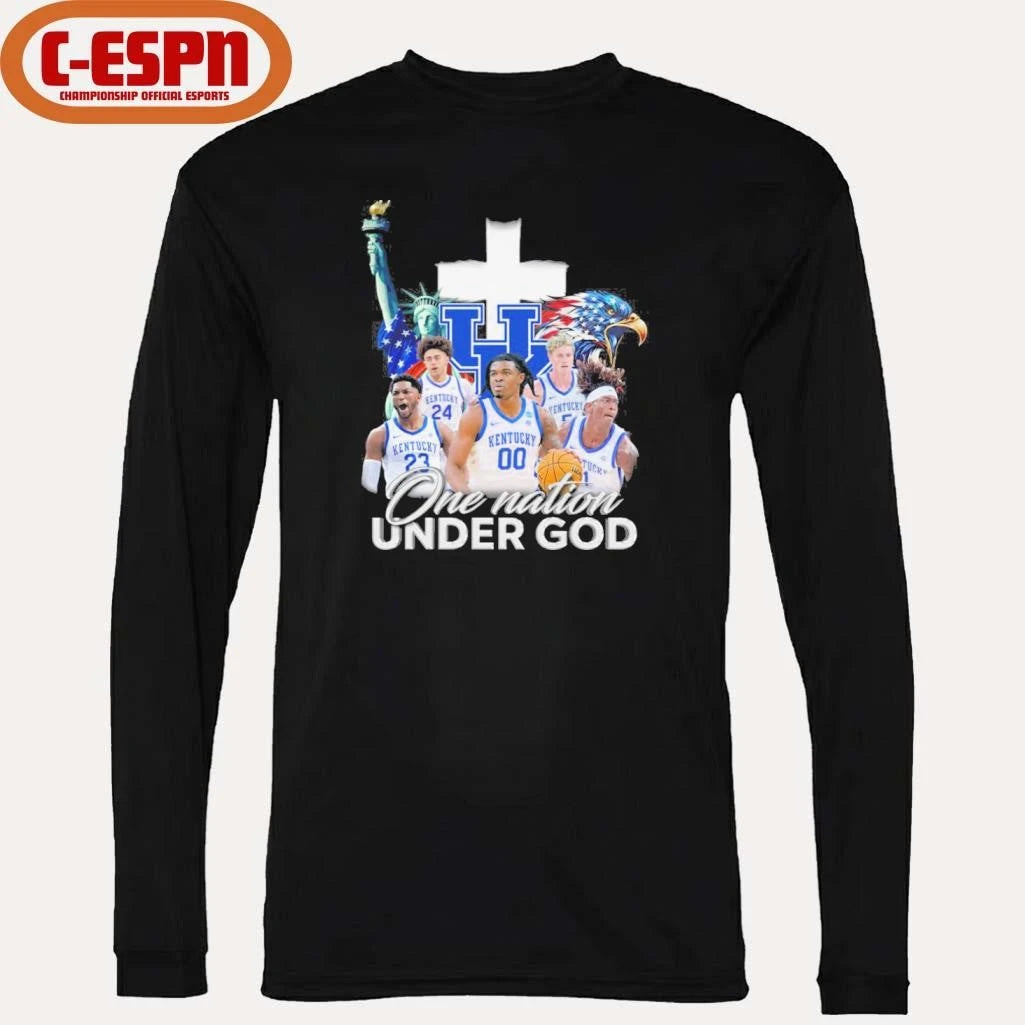 Official One Nation Under God Kentucky Men’s Basketball Shirt