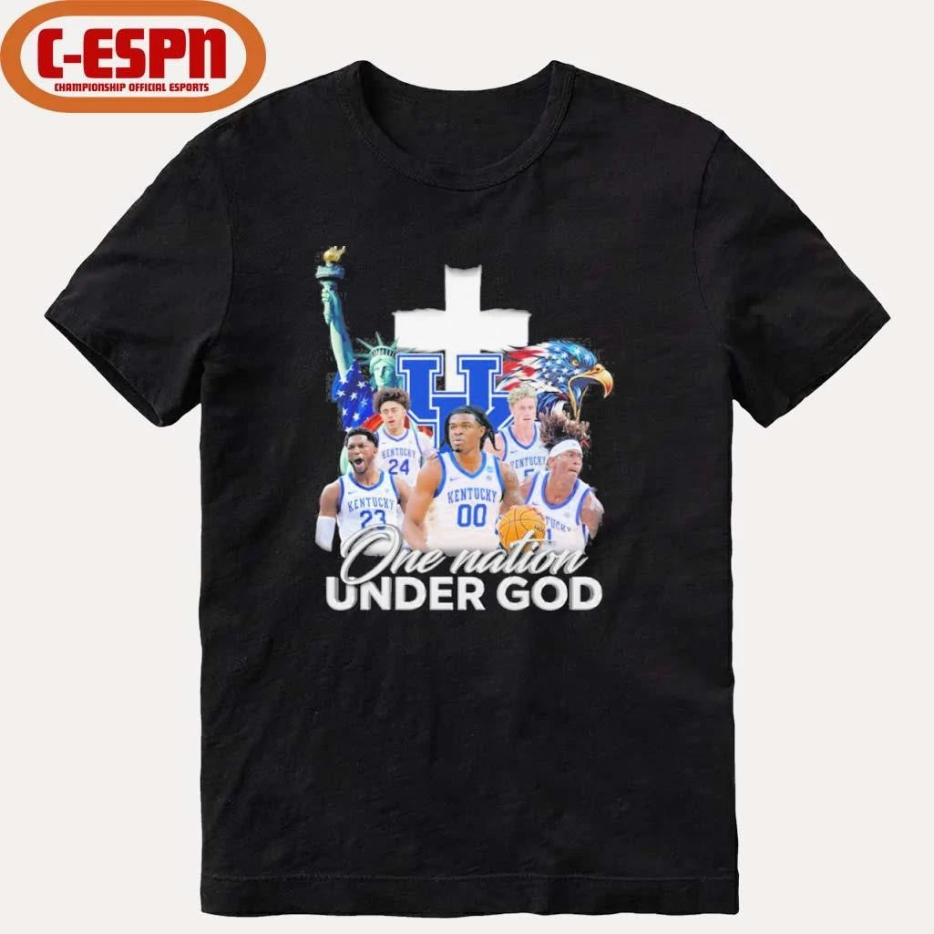 Official One Nation Under God Kentucky Men’s Basketball Shirt