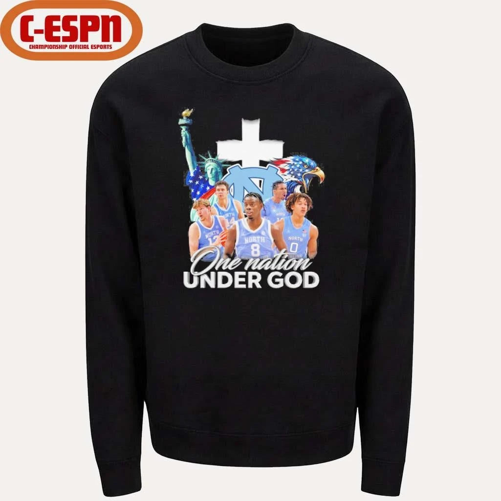 Official One Nation Under God UNC Men’s Basketball Shirt