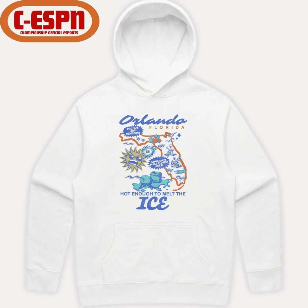 Official Orlando, FL Hot Enough To Melt The Ice T-Shirt