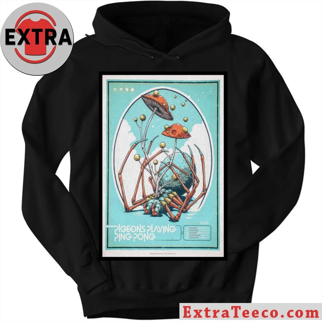 Official POSTER Pigeons Playing Ping Pong Mar 14 2026 Columbus Shirt
