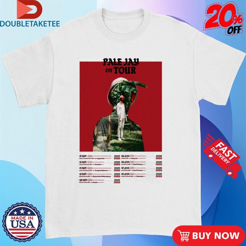 Official Pale Jay On Tour 2026 Dates Shirts