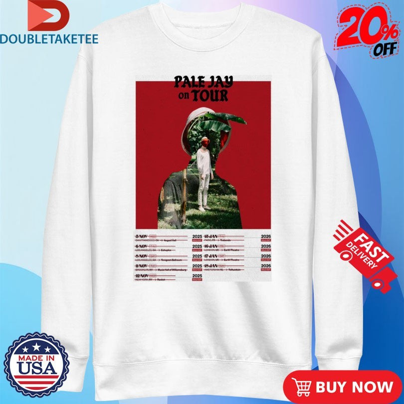 Official Pale Jay On Tour 2026 Dates Shirts