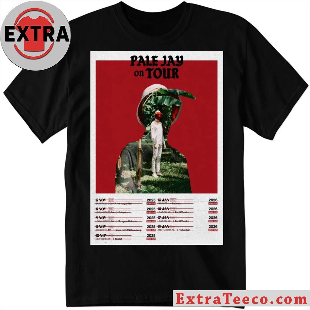 Official Pale Jay On Tour 2026 Poster Signed Shirt