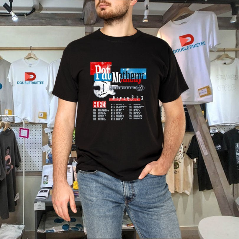 Official Pat Metheny Dreambox 2024 Tour Guitar Shirts