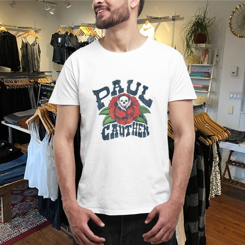 Official Paul Cauthen Skull And Rose Shirts