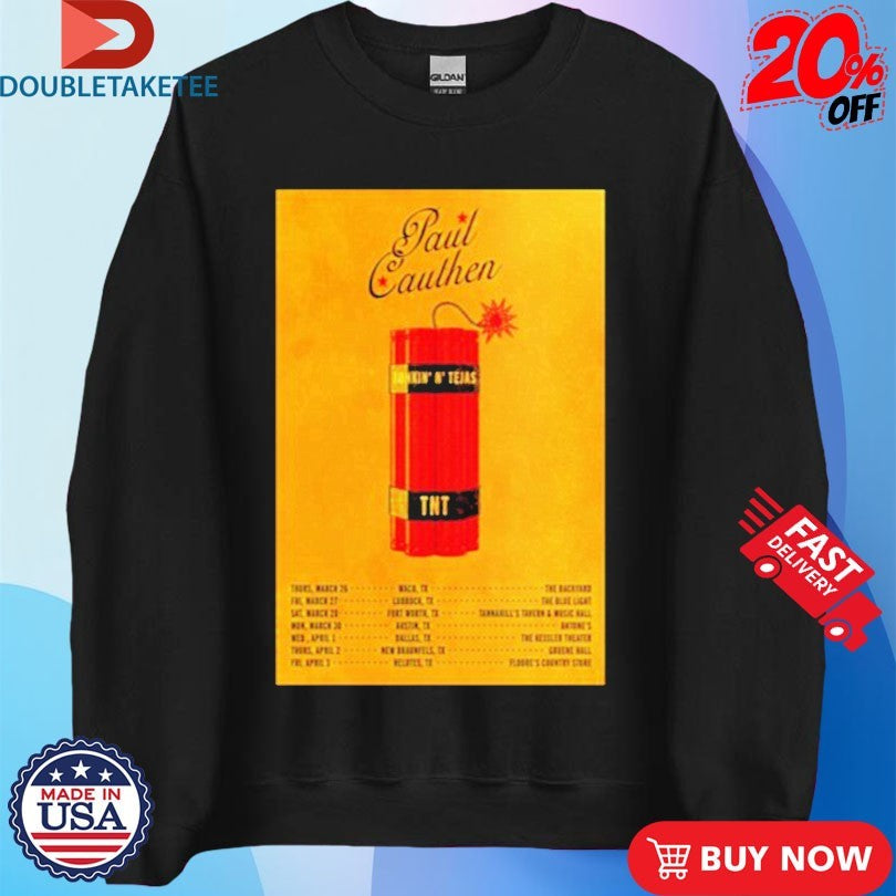 Official Paul Cauthen Tour 2026 Dates Shirts