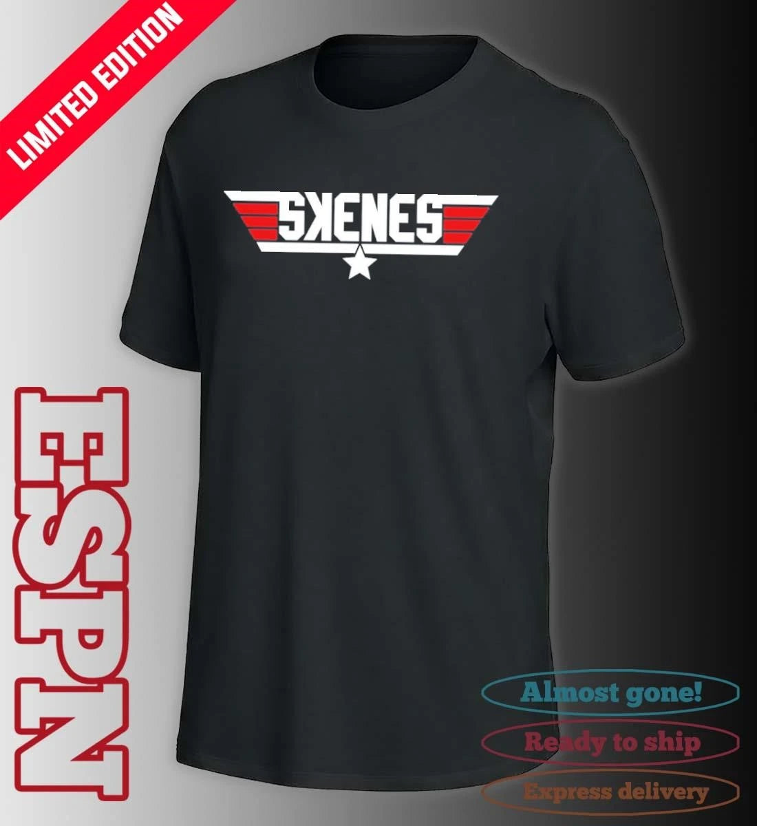Official Paul Skenes Top Gun Shirt