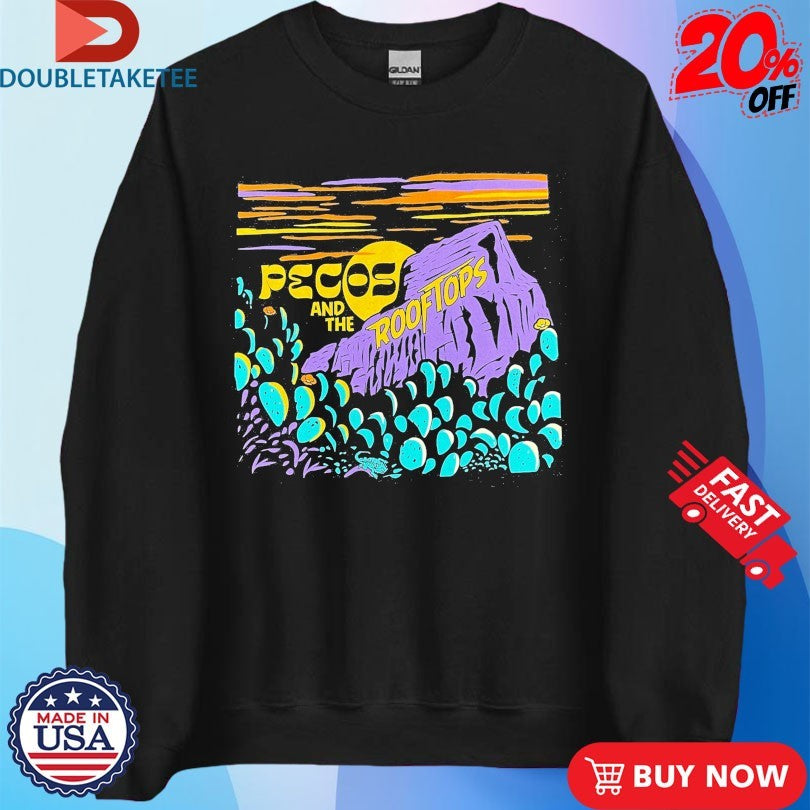 Official Pecos And The Rooftops Skyline Shirts