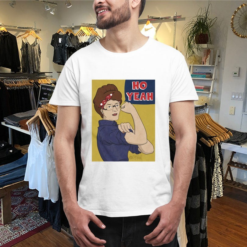 Official Peggy The Riveter Ho Yeah Woman Strong Shirts