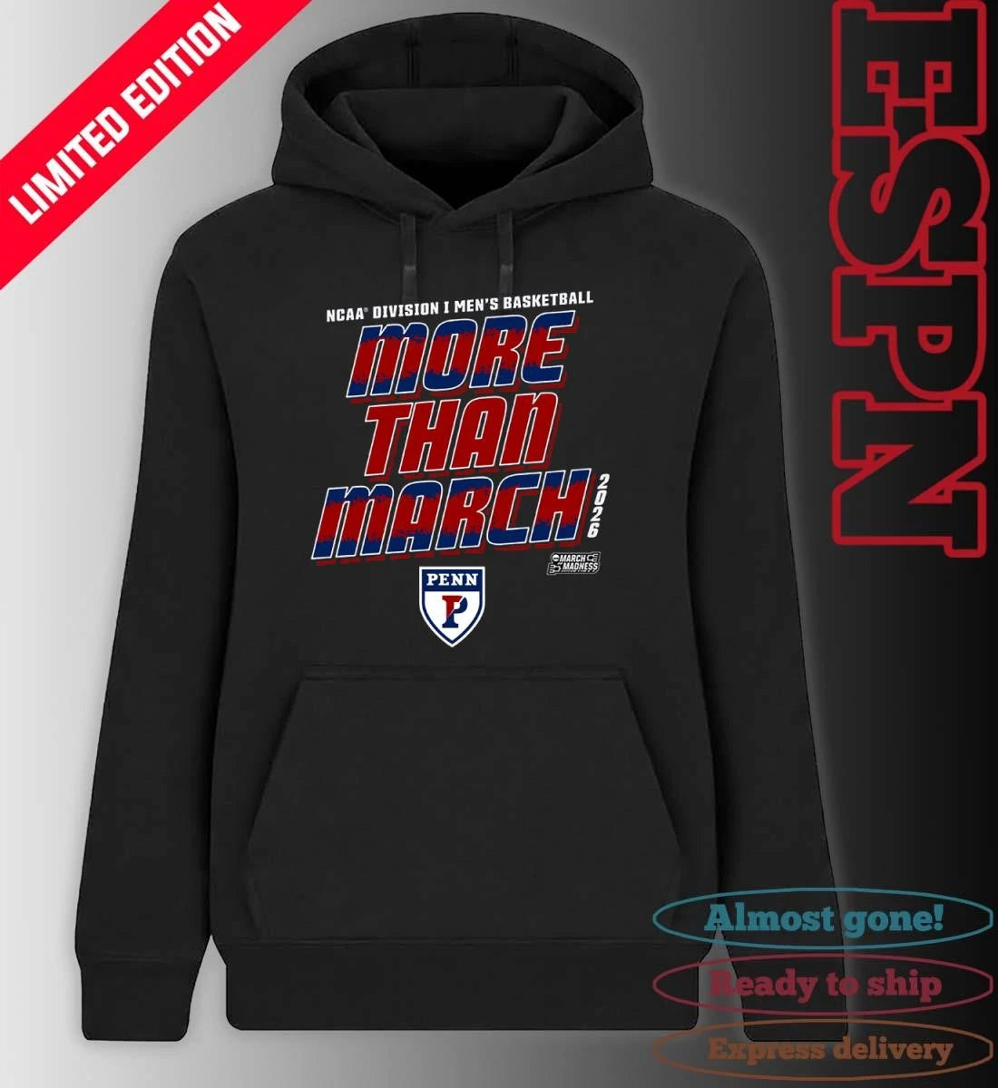 Official Penn Men’s Basketball More Than March 2026 Shirt