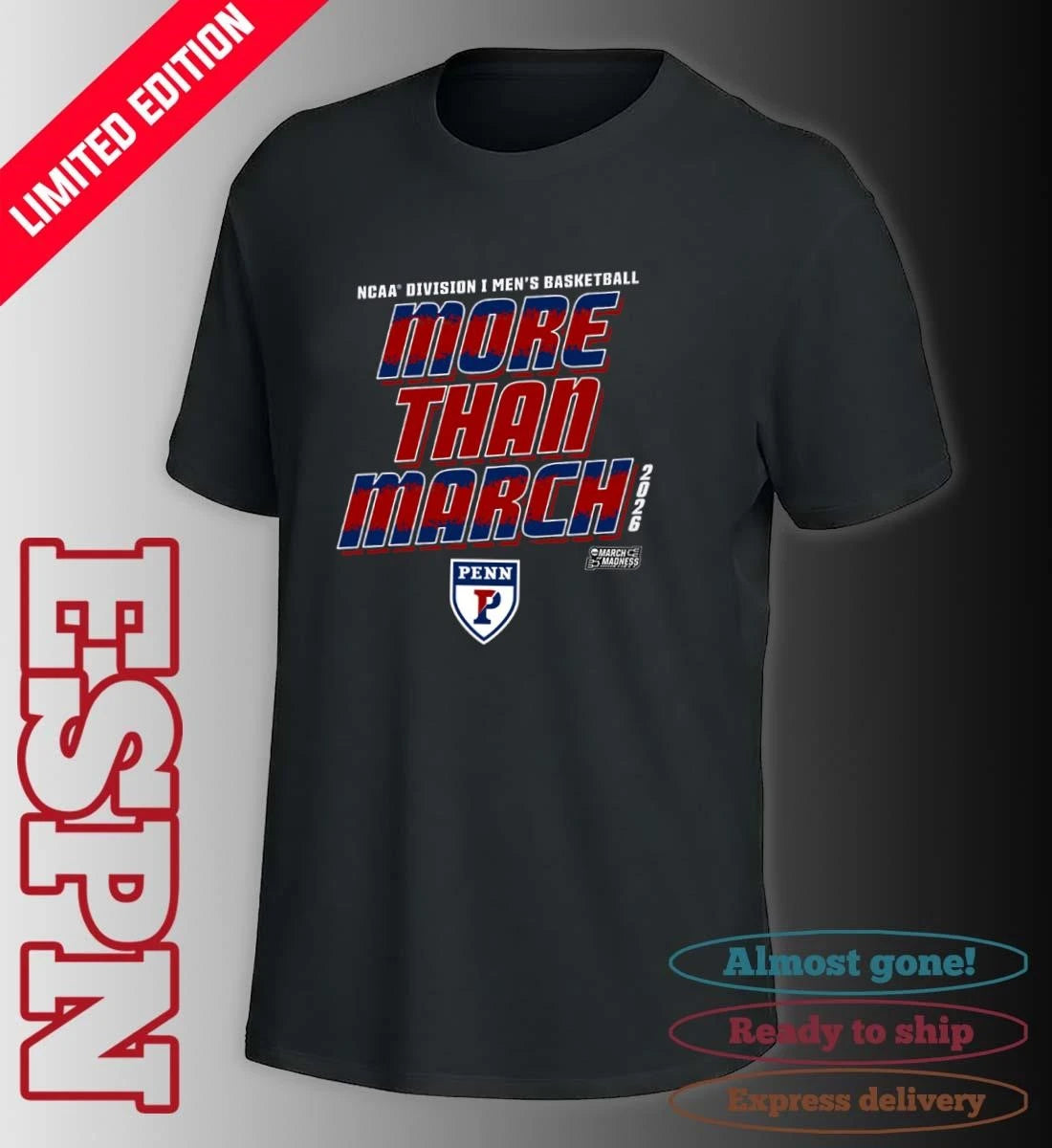 Official Penn Men’s Basketball More Than March 2026 Shirt