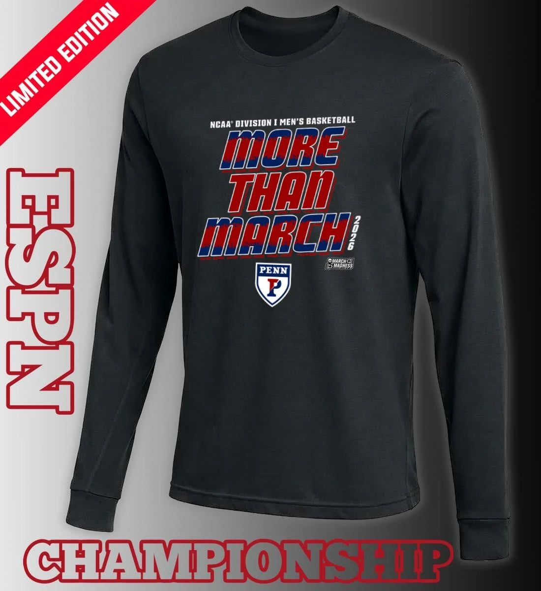 Official Penn Men’s Basketball More Than March 2026 Shirt