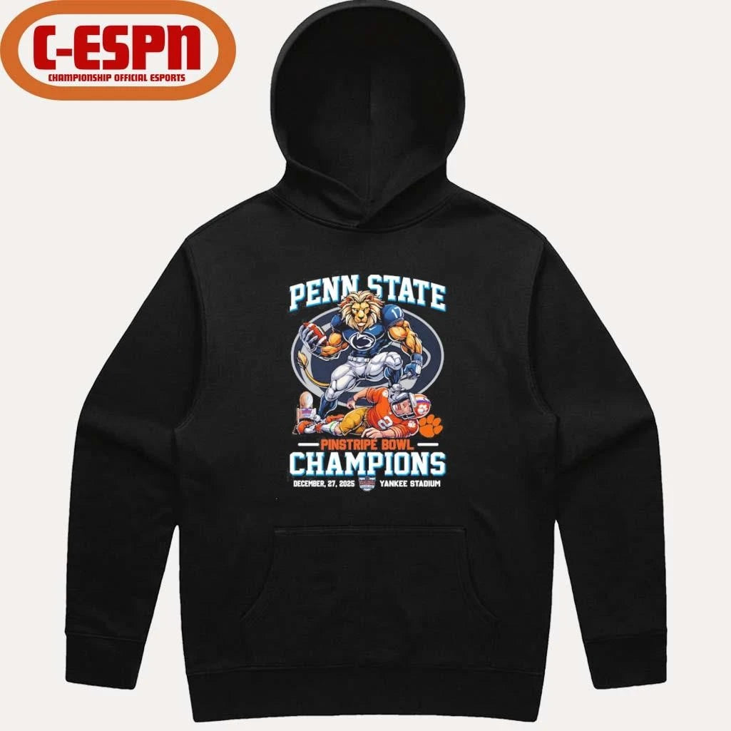 Official Penn State Beat Clemson Pinstripe Bowl Champions 2025 Shirt