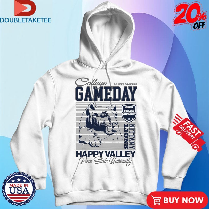 Official Penn State Nittany Lions College GameDay PSU Happy Valley Beaver Stadium Shirts