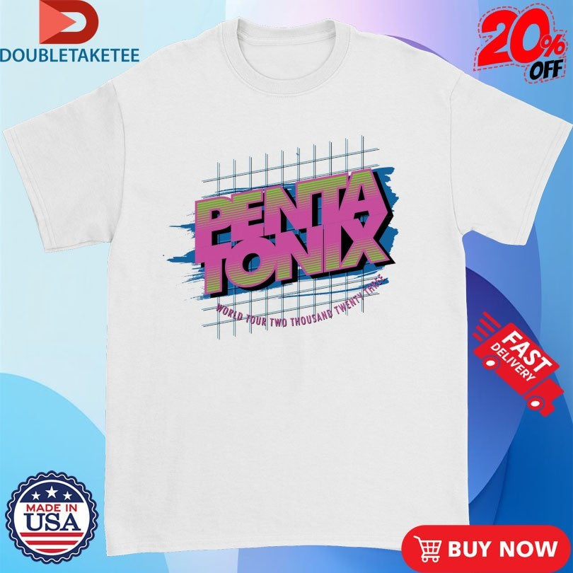 Official Pentatonix PTX World Tour Grid Shirts