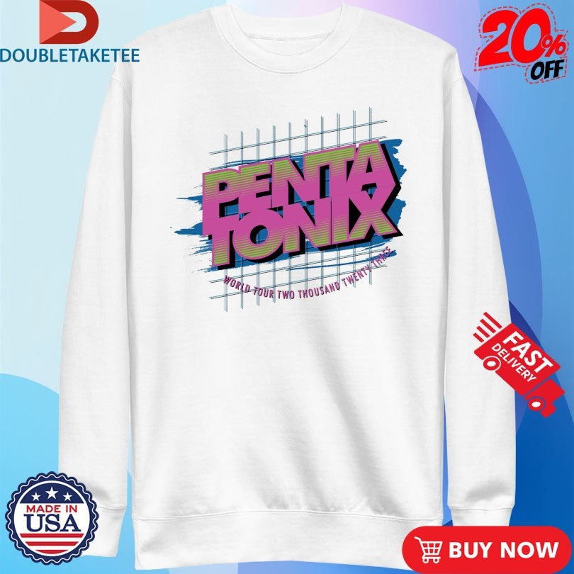 Official Pentatonix PTX World Tour Grid Shirts