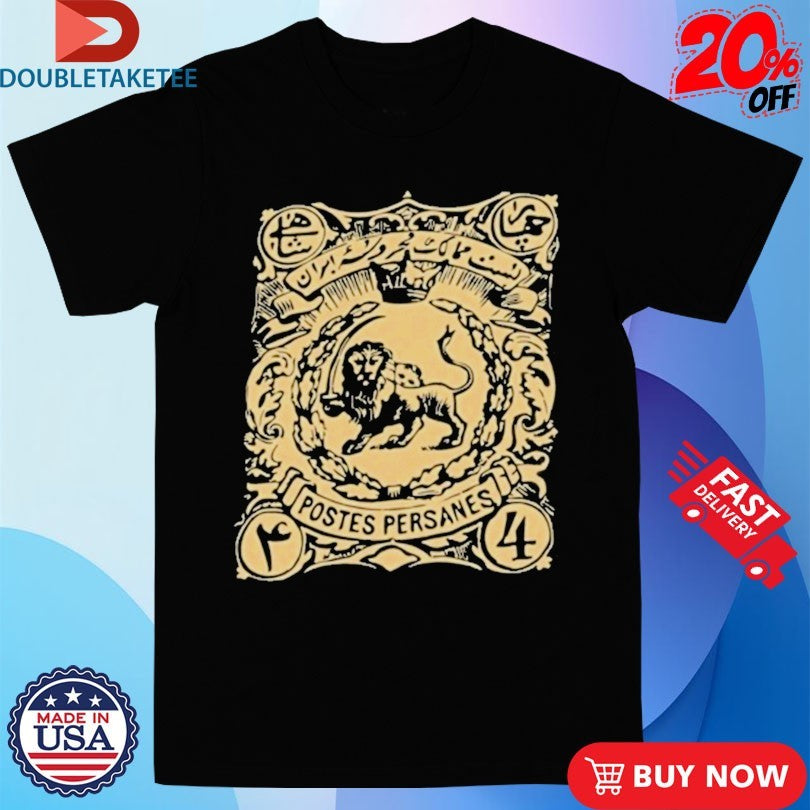 Official Persian Lion Stamp Iranian Heritage Shirts
