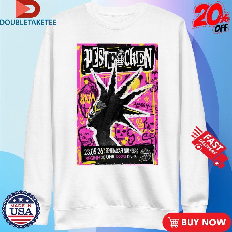 Pestpocken Nuremberg Berlin May 23 2026 Tour Shirts
