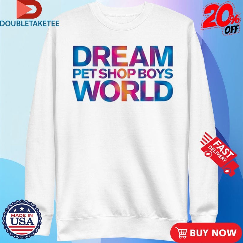 Official Pet Shop Boys Dreamworld 2025 Shirts