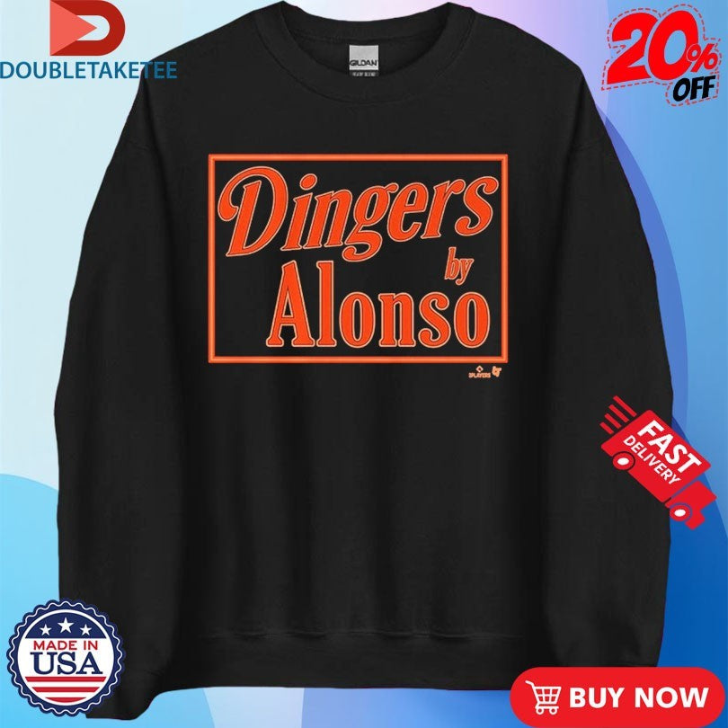 Official Pete Alonso Baltimore Orioles Dingers By Alonso Sign Shirts
