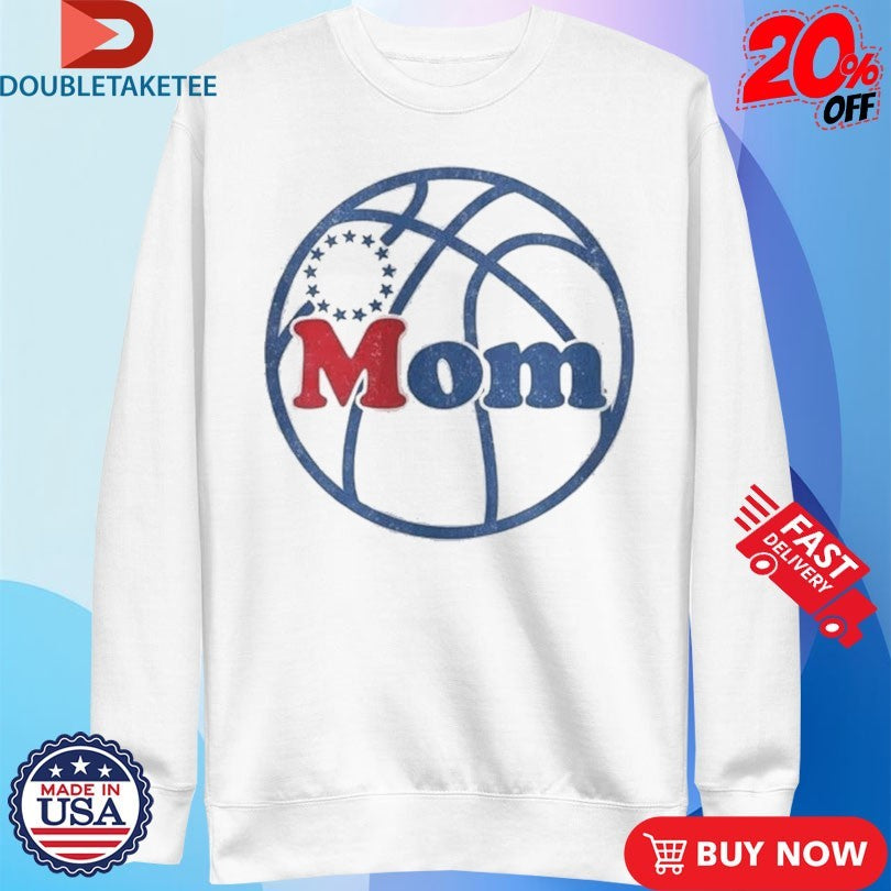 Philadelphia 76ers Philly Hoops Mom T-shirts