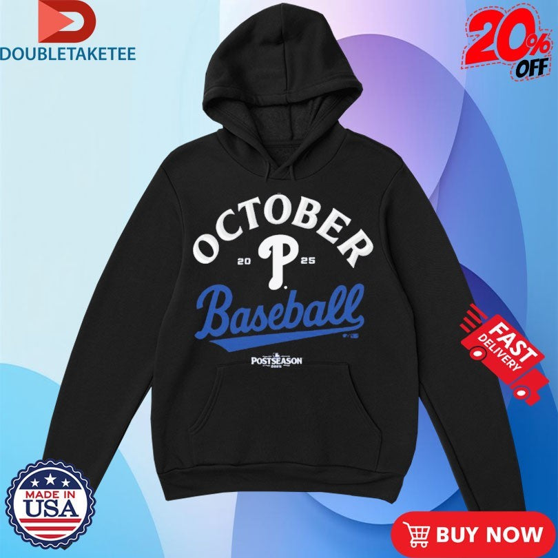 Official Philadelphia Phillies Red October 2025 MLB Postseason Shirts