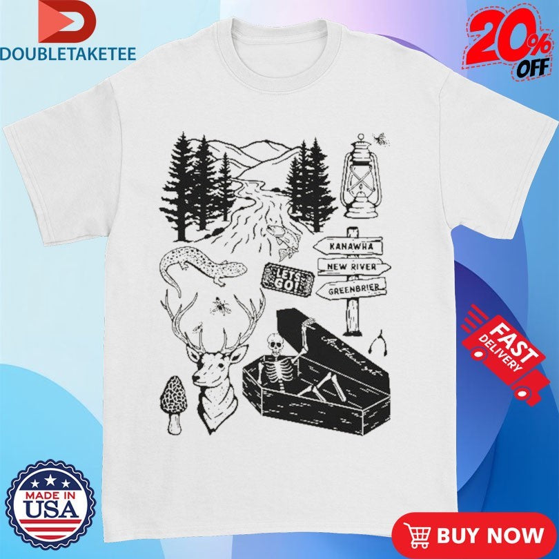 Official Philip Bowen Appalachia Forever Coffin Skeleton Shirts