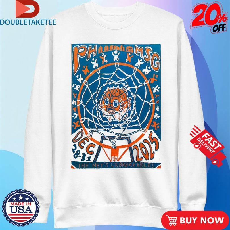 Official Phish Dec 28-30 2025 Madison Square Garden New York NY Shirts