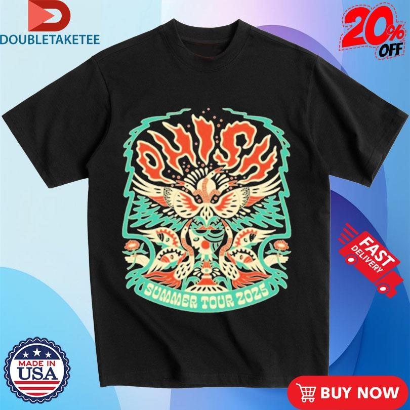 Official Phish Summer Tour 2025 July Shirts