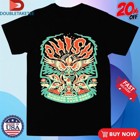Official Phish Summer Tour 2025 July Shirts