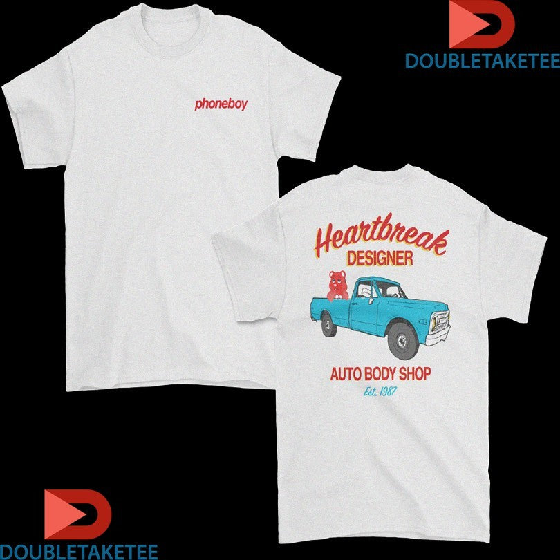 Official Phoneboy Auto Body Shop Est 1987 Bear Car Shirts