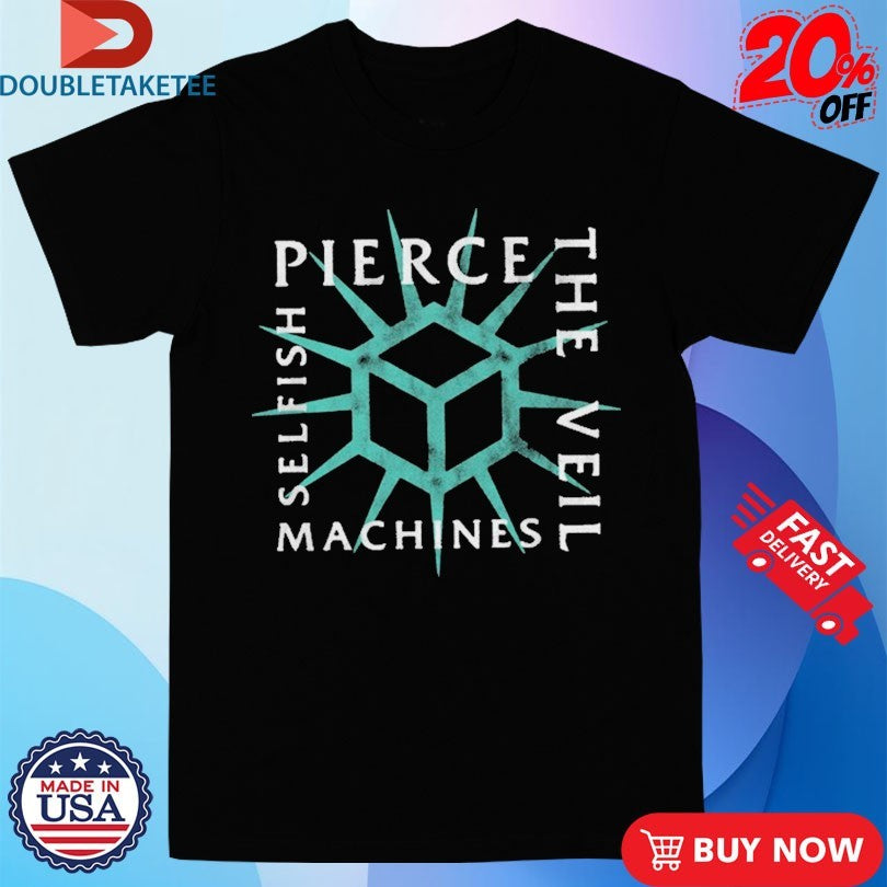 Official Pierce The Veil Selfish Machines Boxed In Shirts