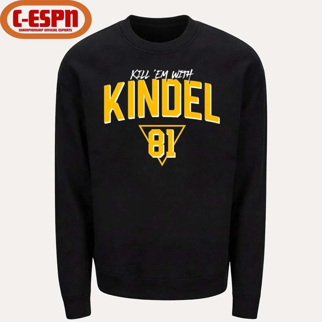 Official Pittsburgh Penguins Ben Kindel Kill ‘Em With Kindel Shirt