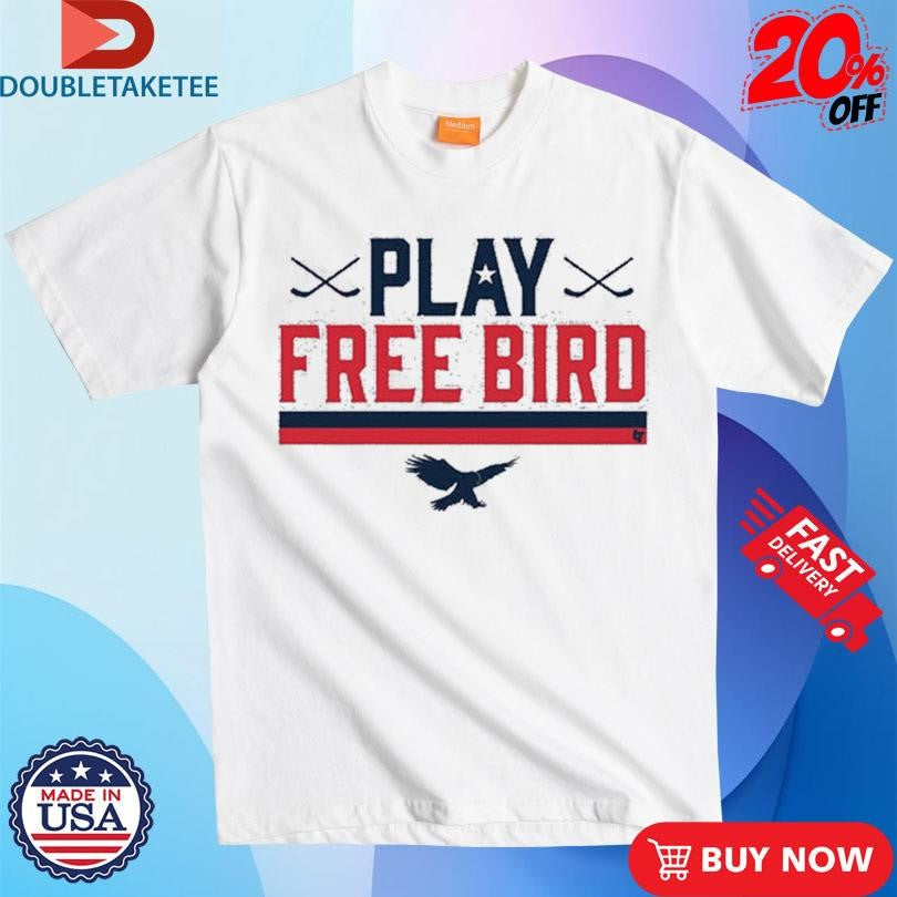 Official Play Free Bird American Hockey Shirts