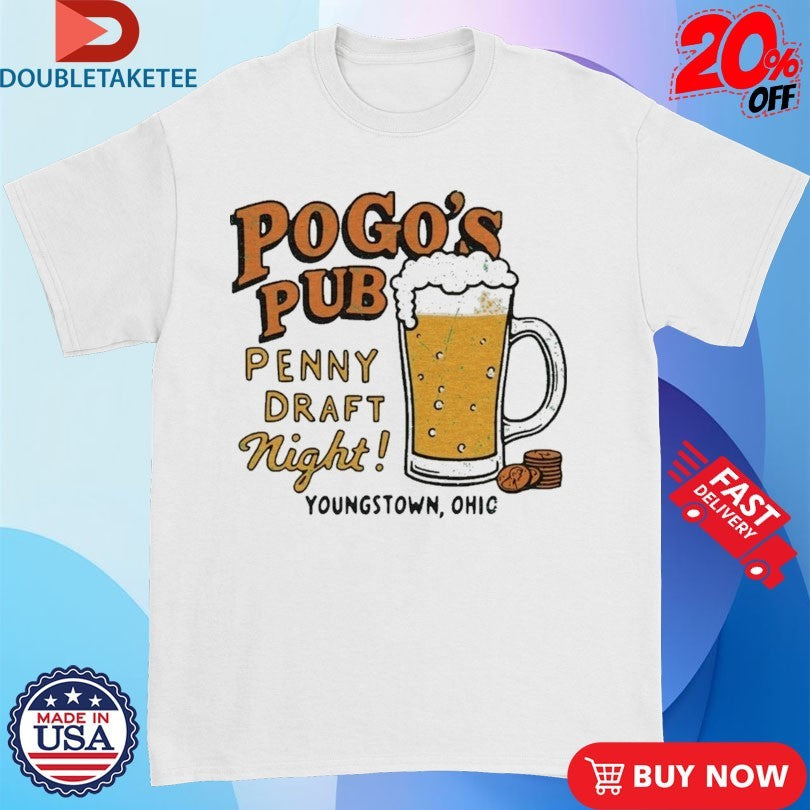 Official Pogo’s Pub Penny Draft Night Youngstown Ohio Beer Shirts