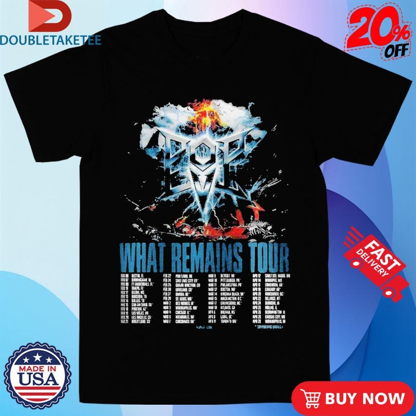 Official Pop Evil What Remains Tour 2026 Dates Shirts