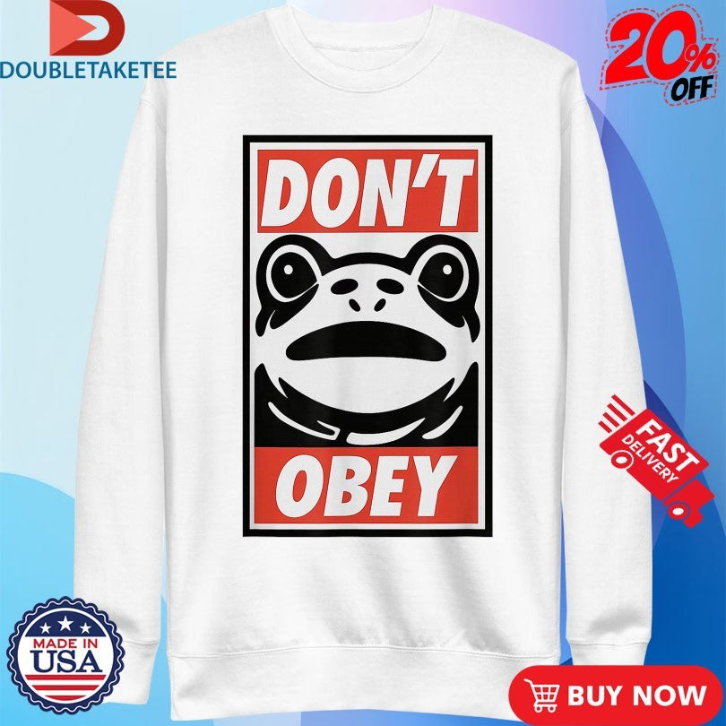 Official Portland Frog Don’t Obey Shirts