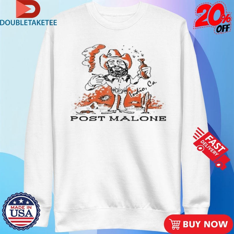 Post Malone Indio CA 2026 Cowboy Cigarettes Shirts